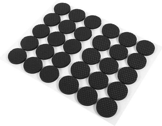 Ronde zware zelfklevende meubelpads voor stoelpoten - 135 stuks - Bescherming, Geluidsreductie, Meubelondersteuning — afbeelding 5
