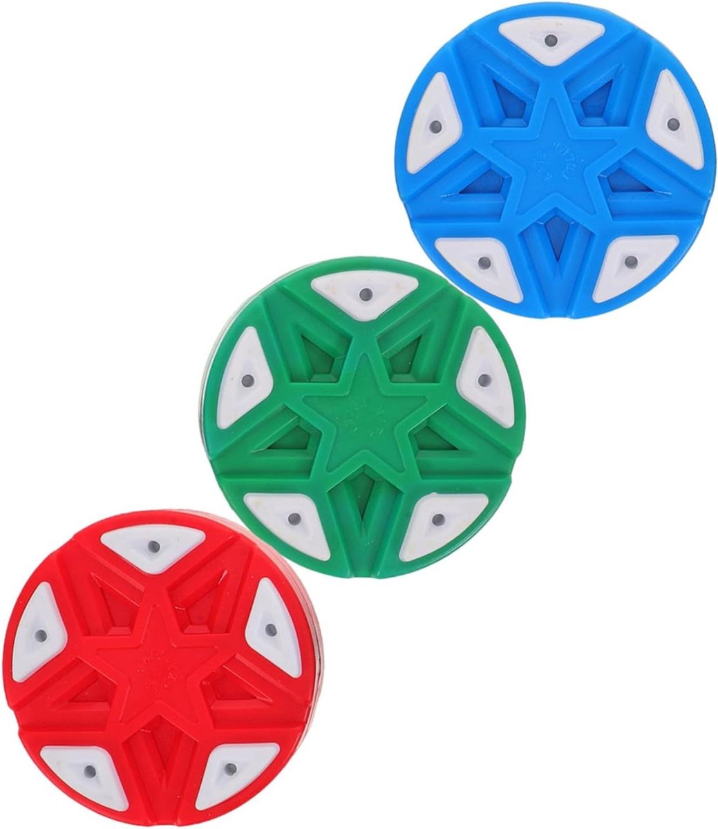 Roller Hockey Pucks - Straathockey Ballen - Sport Oefenen - Stabiel en Betrouwbaar - 7.5 cm - Diverse kleuren