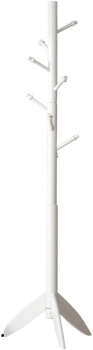Staande Kapstok Hout - Boom Kapstok Hal - Jassen Ophangen - 8 Gladde Haken - 175 x 47 cm