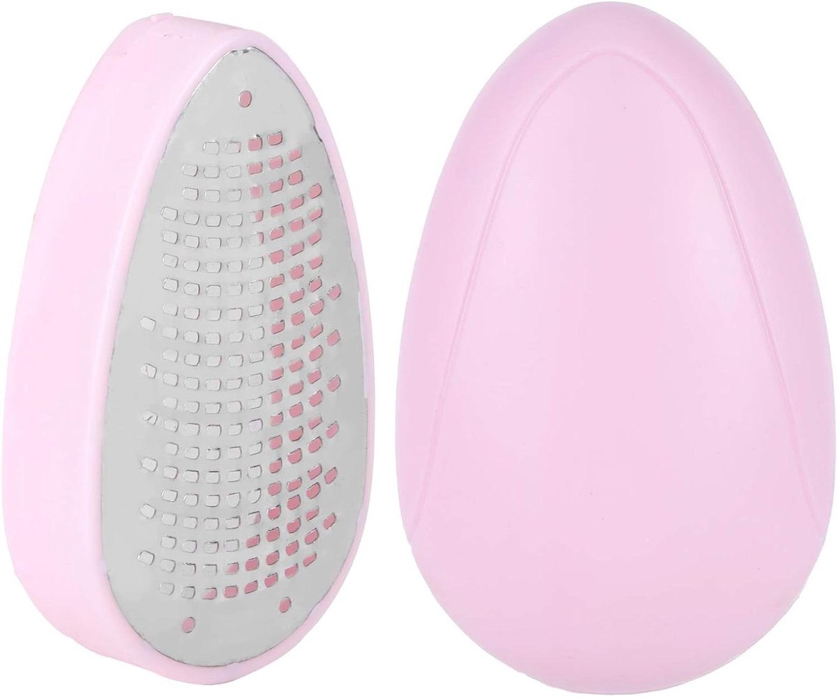 Voetvijl - Eeltverwijderaar Raspen - Voeten Verzorgen - Ergonomisch Ontwerp - 10x6x4cm - Roze