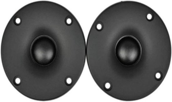 Zijden Dome Tweeter - Hifi Speaker - Muziek Luisteren - Aluminium Warmteafvoer - 6 Ohm 30W - Zwart — afbeelding 4