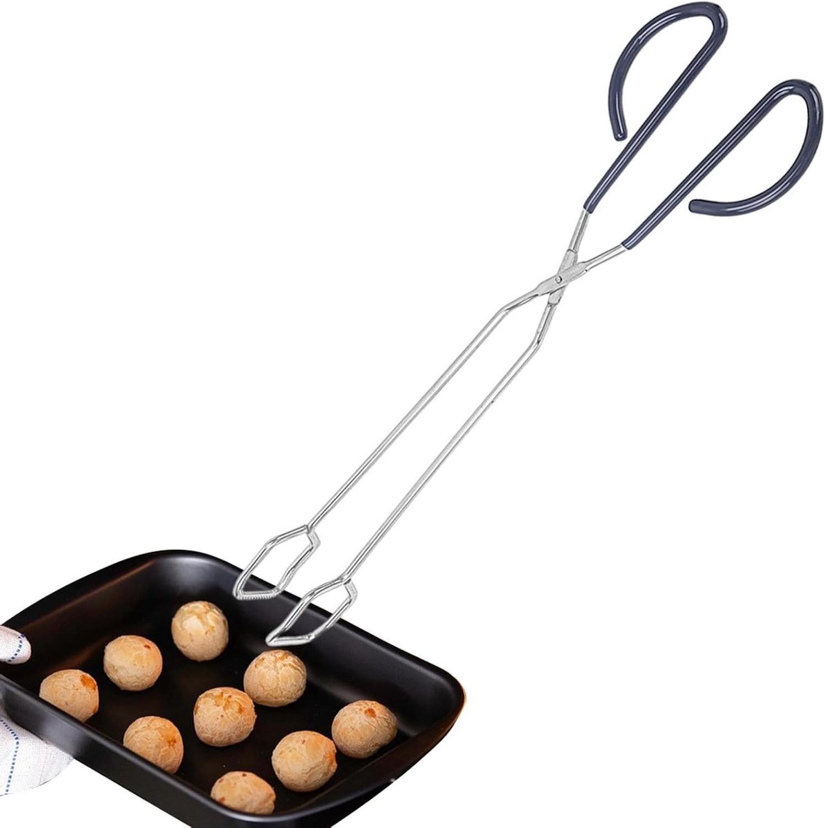 BBQ Tang - Keuken Kooktang - Barbecueën en Koken - Roestvrijstalen Constructie - 41 cm - Zilver