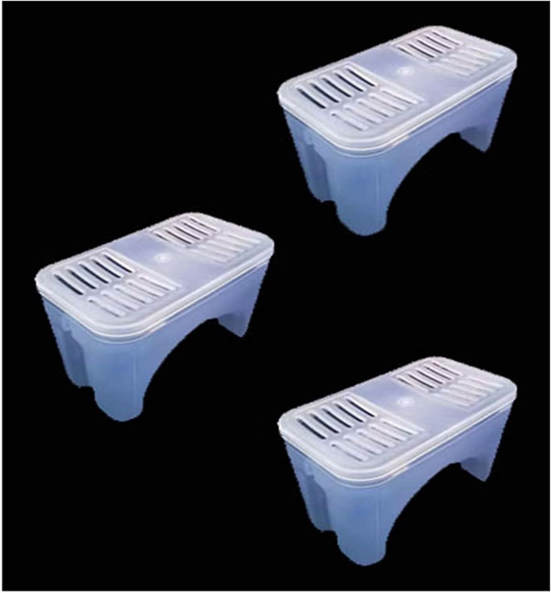 Luchtbevochtiger Box - Radiator Bevochtiger - Droge Lucht Bestrijden - Geen Elektriciteit Nodig - 3 stuks - Blauw
