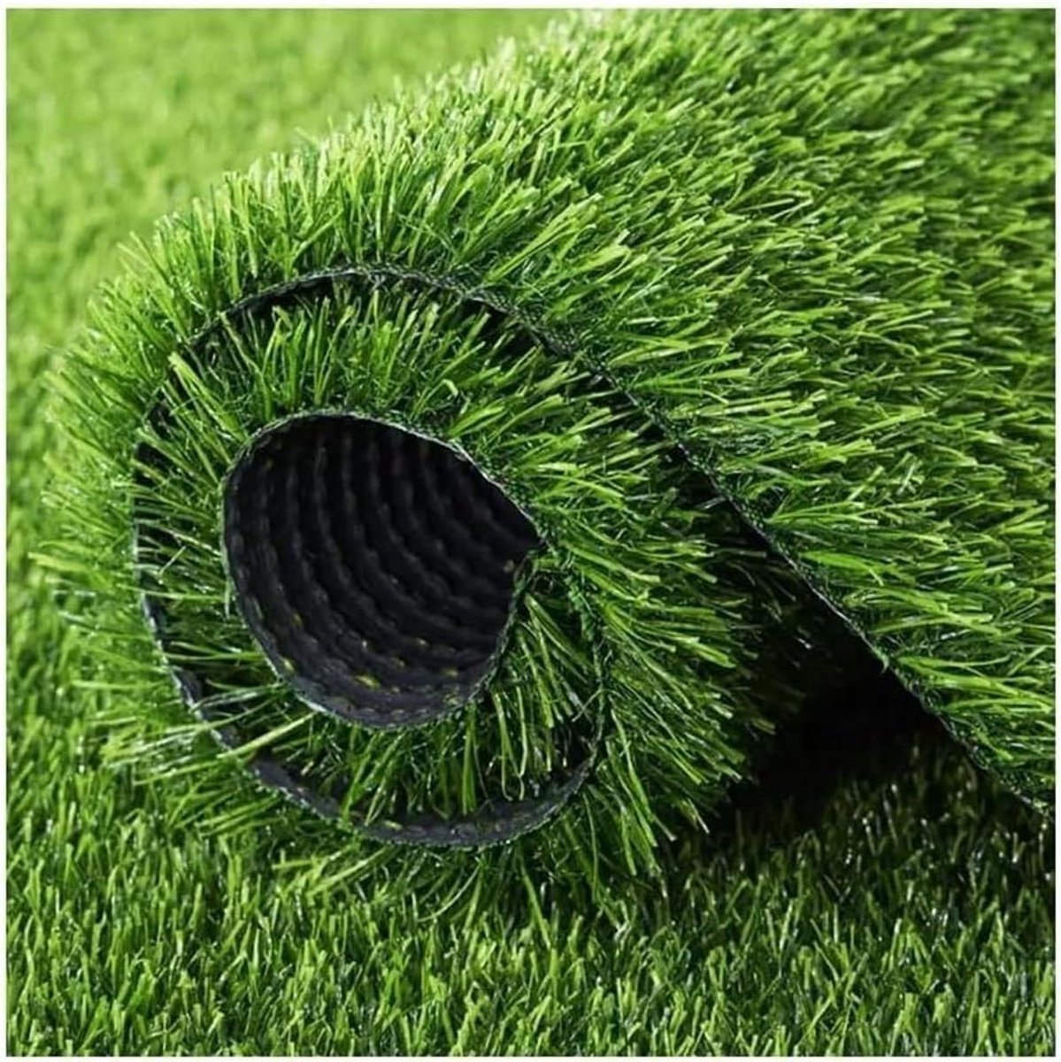Kunstgras Rol - Nep Grasmat - Tuin Decoratie - Zelf Drainerend - 1x10m - Groen