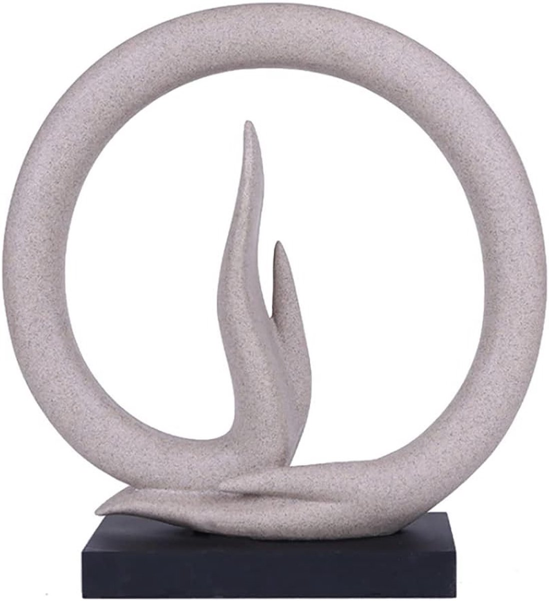 Minimalistische Boeddha Hand Beeld voor Yoga Decoratie - Abstracte Sandsteen Sculptuur als Bureau Ornament