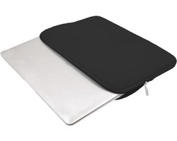 Laptophoes - Notebook sleeve - Bescherming onderweg - Waterdicht ontwerp - 11-15 inch - Zwart