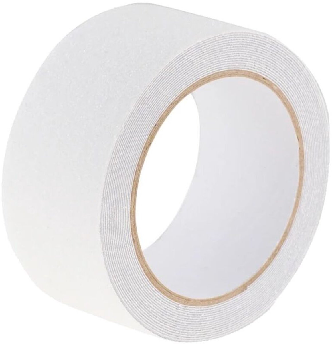 Antislip tape, 0,5 cm x 100 cm, waterdichte zelfklevende strip, zelfklevende rol, geschikt voor binnen- en buitentraptreden (wit).