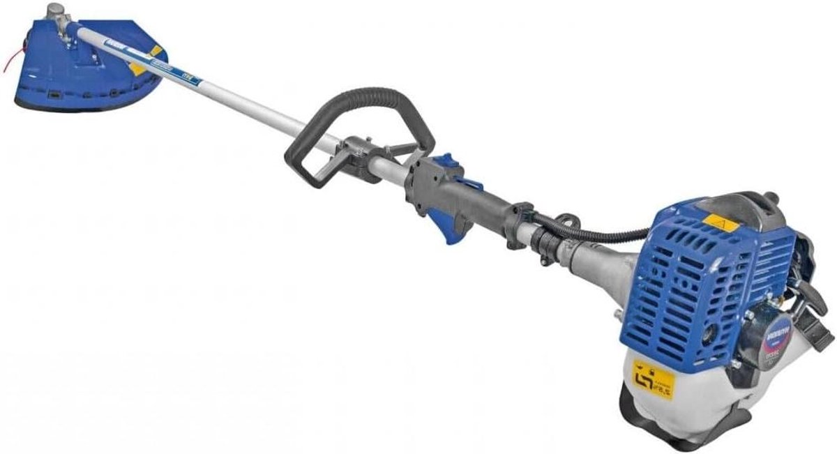 Bosmaaier - Gras trimmer - Tuinonderhoud - Krachtige 2-takt motor - 44 cm snijbreedte - Blauw