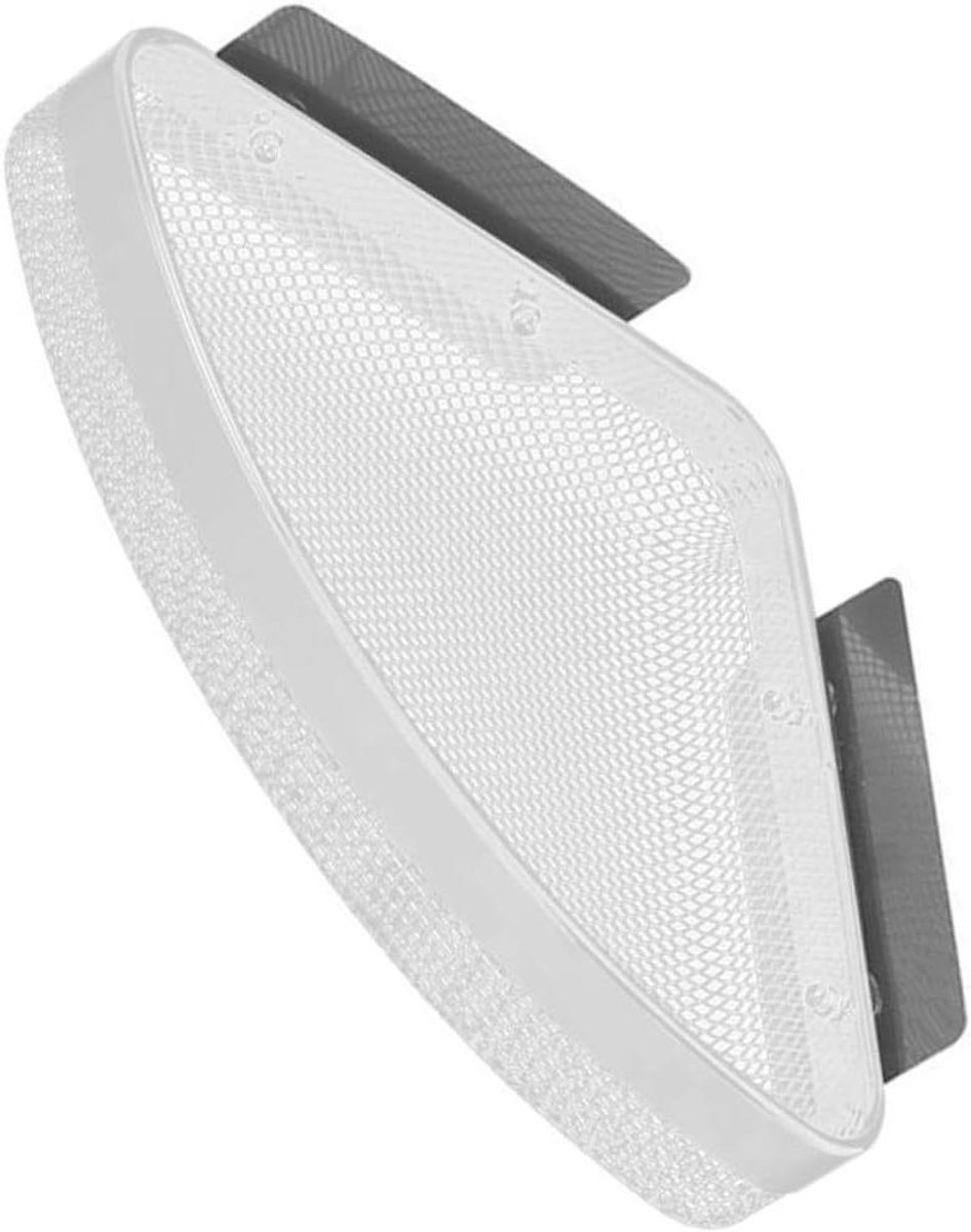 Badkamer Organizer - Hoekrek Opberger - Ruimte Besparen - Zonder Boren - 26x26x5.5cm - Wit
