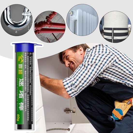 Epoxy Kneedbaar - Reparatiemiddel - Snel Repareren - Waterdichte Formule - 40 Milliliter - Wit — afbeelding 3