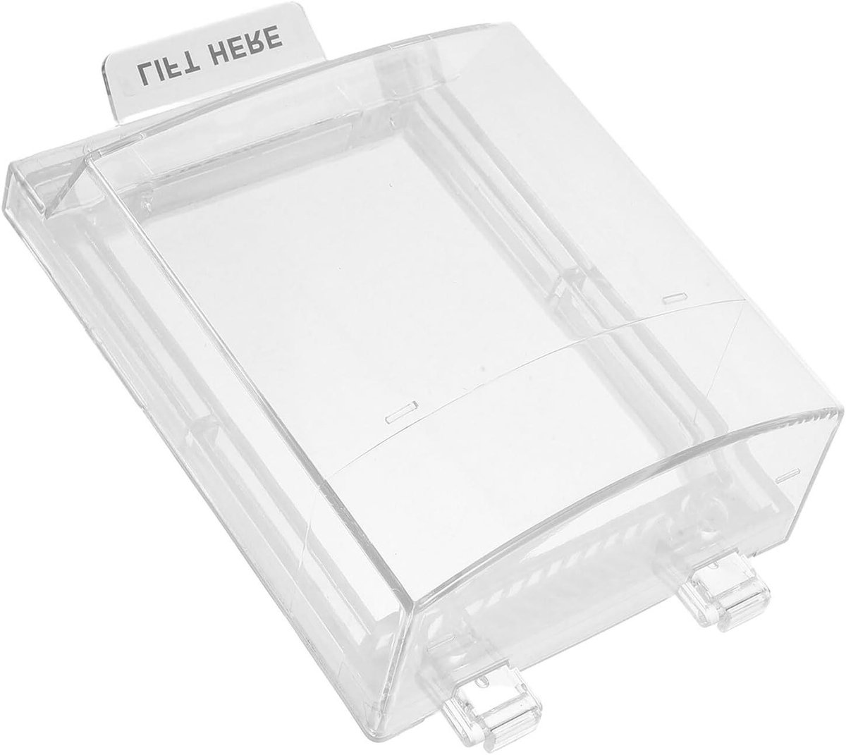 Alarmknop Beschermer - Beveiligingskap Schakelaar - Veiligheid Verbeteren - Eenvoudige Installatie - 21.5 x 13.5 x 6.5 cm - Transparant