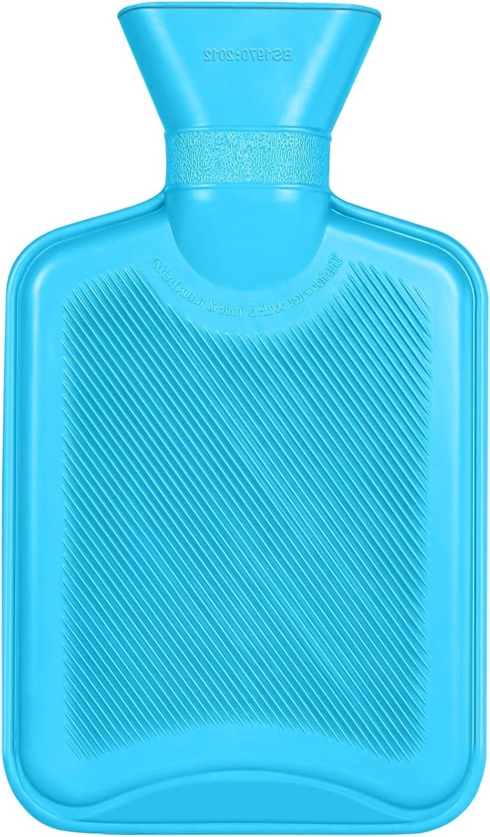 Mini Warmwaterkruik van Natuurrubber 1L - Veilig en Thermoplastisch, Ideaal voor Verlichting van Pijn en Koude Nachten