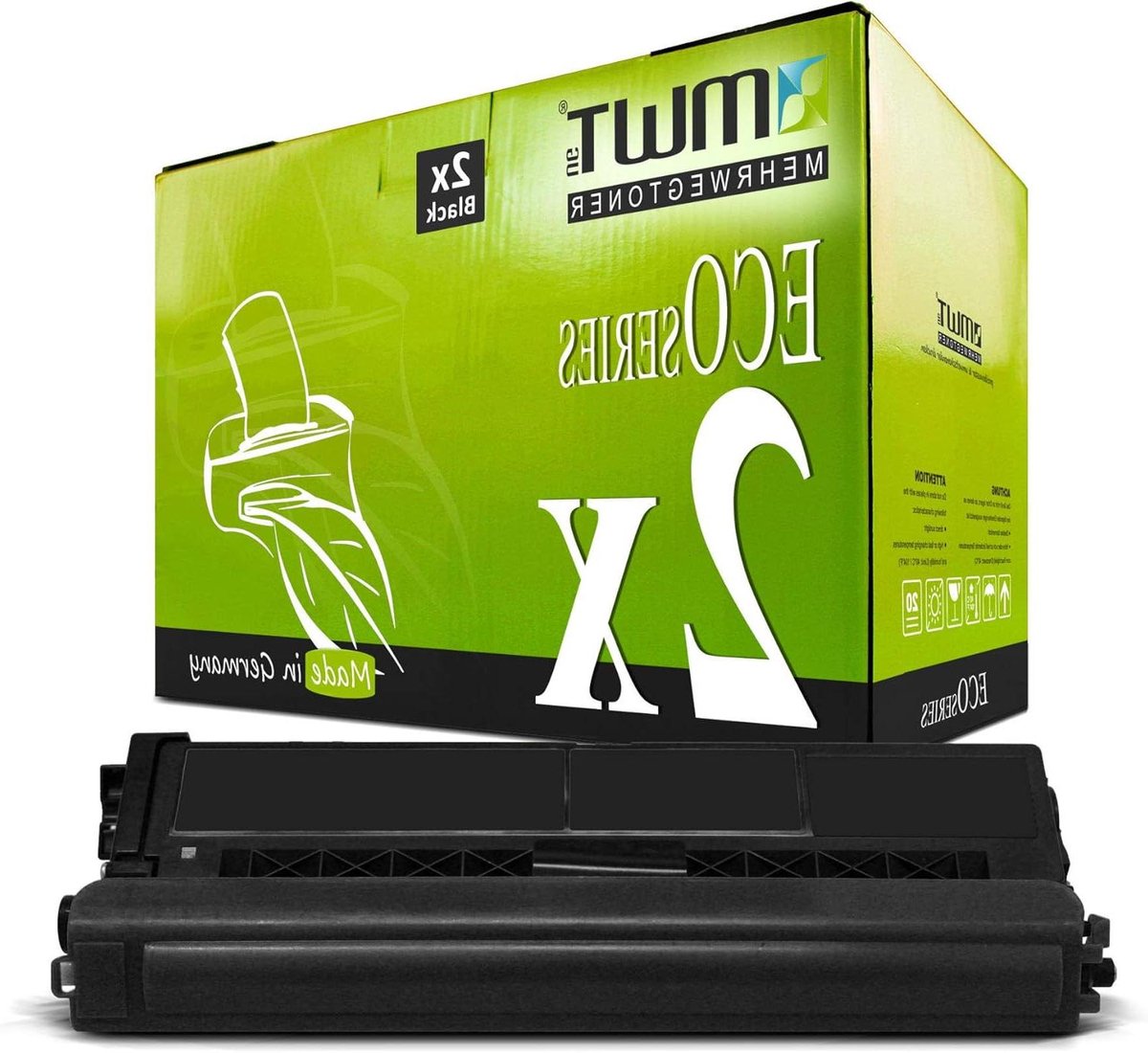 Toner Navulling - Inkt Cartridge - Documenten Printen - Hoge Capaciteit - 2 Pak - Zwart