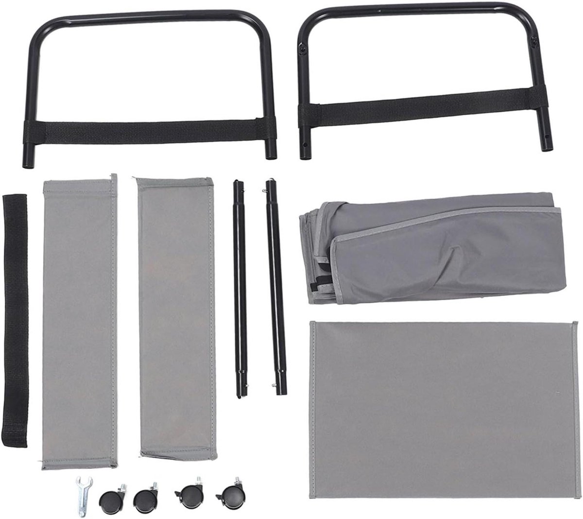 Onderbed Opberger - Lade Organizer - Ruimte Besparen - Met Wielen - 42x26x9 cm - Grijs