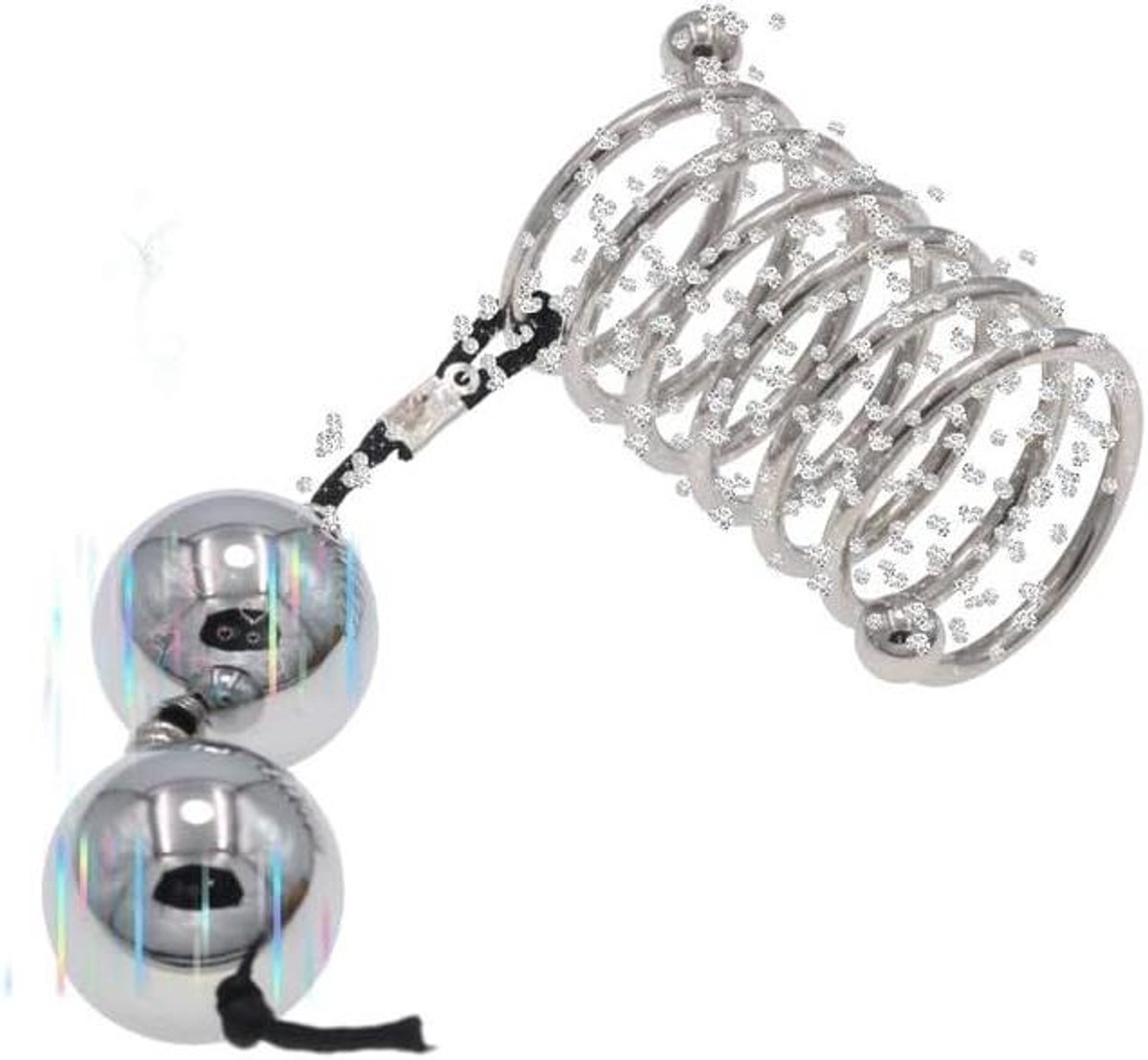 Fitness Ring - Trainingsaccessoire - Thuis Sporten - Roestvrij Staal - Niet gespecificeerd - Zilverkleurig