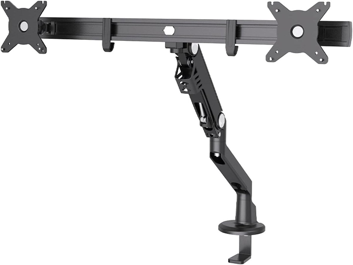 Monitorarm - Bureau arm - Bureau organiseren - Verstelbare gasveer - 27-49 inch - Zwart