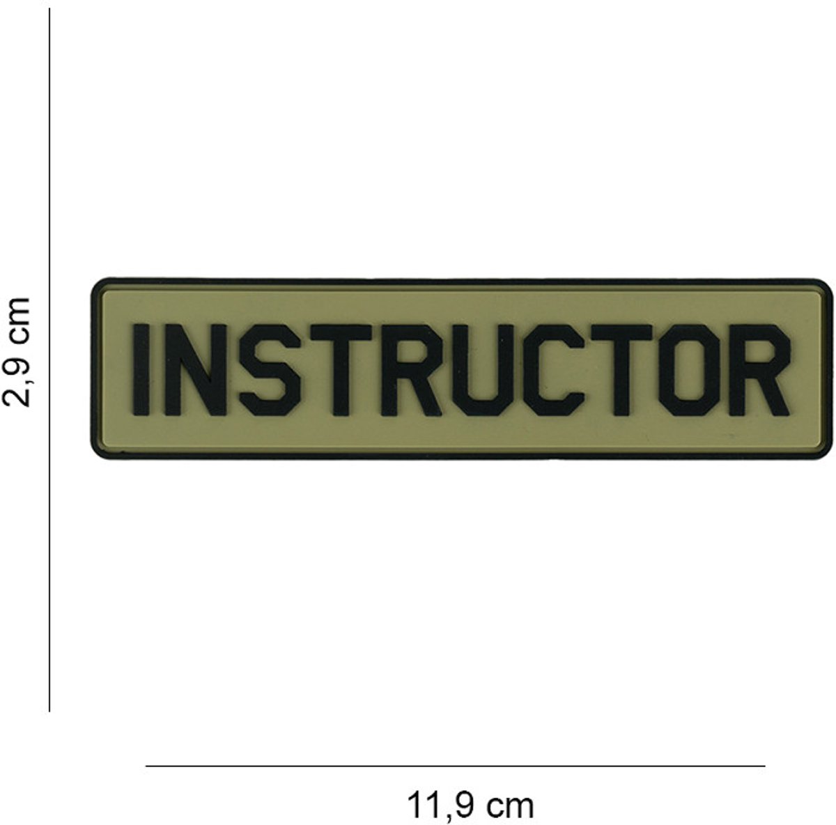 Embleem 3D PVC Instructor #15082