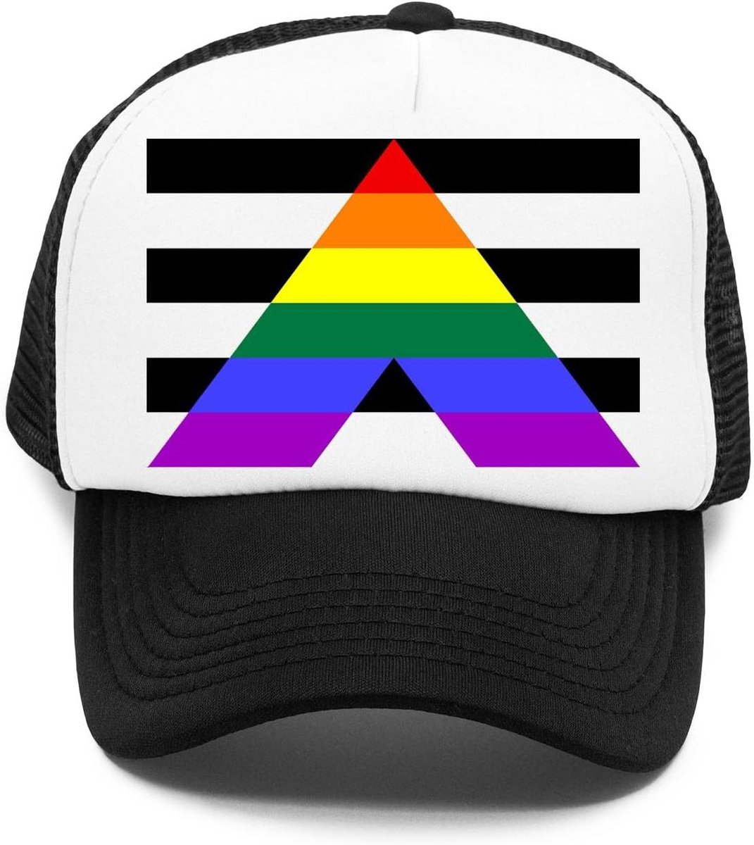 Pride Pet Cap - Petten Kinderen - Bescherming Zon - Stijlvolle Print - One Size - Zwart