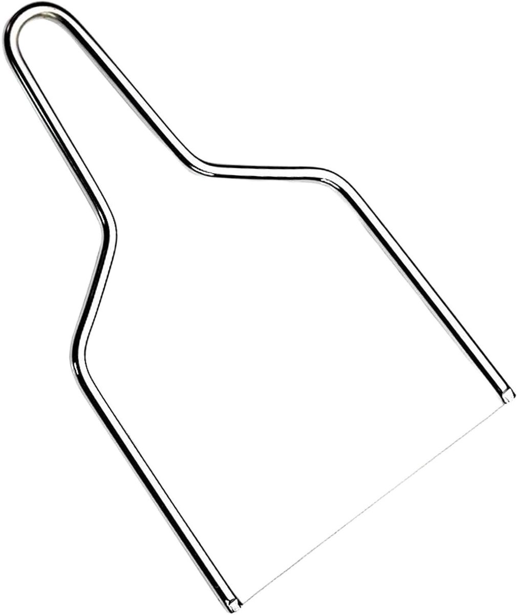 Kaasschaaf - Kaassnijder Botersnijder - Keukenwerk - Instelbare spanning - 21 x 11 cm - Zilver