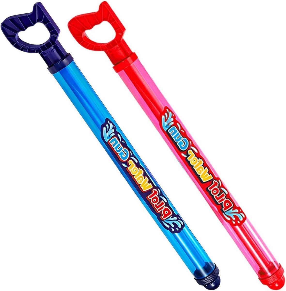 Waterspeelgoed Kinderen - Waterpistolen Set - Zomerse pret - Lekvrij ontwerp - 60 cm - Blauw Rood