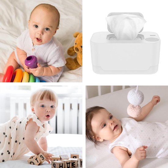 Warme Luierdoek Dispenser - Verwarmde Doekjes Houder - Baby Verzorging Thuis - Bovenste Laag Verwarmd — afbeelding 2