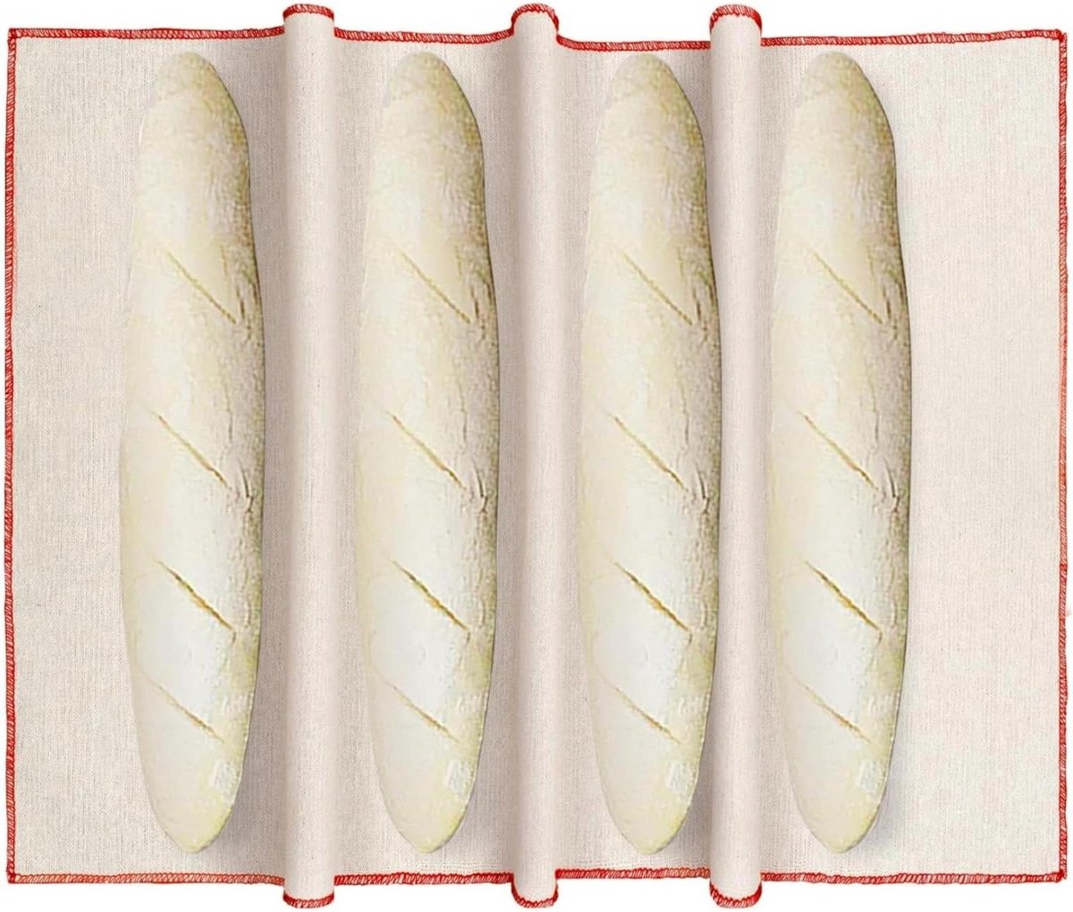 Katoenen Deegmat - Brooddoek Rijstdoek - Zelf Brood Bakken - Anti-aanbakstof - 35 x 60 cm - Beige