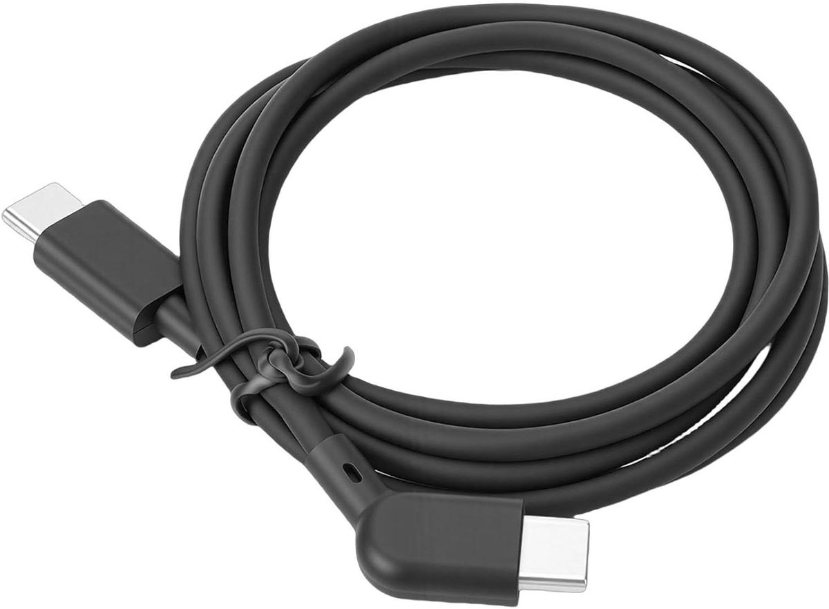 USB C Kabel - Oplaadkabel Datakabel - AR VR Bril - 20Gbps Data Overdracht - 1.2 meter - Zwart