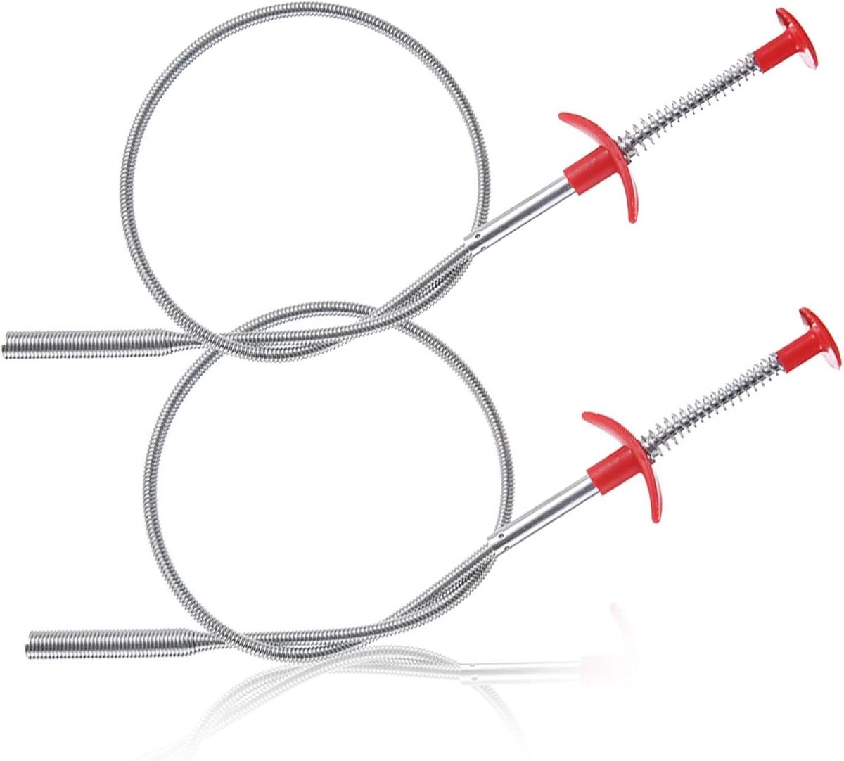 2-delige telescopische grijper van 60 cm, flexibele 4-vinger gripper voor comfortabel gebruik bij verstoppingen in gootsteen en wastafel