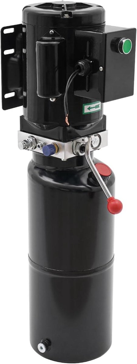 Hydraulische Pomp - Aggregaat Elektrohydraulische pomp - Autoliften Hefen - Krachtige 2.2kW Motor - 10L Tank - Zwart