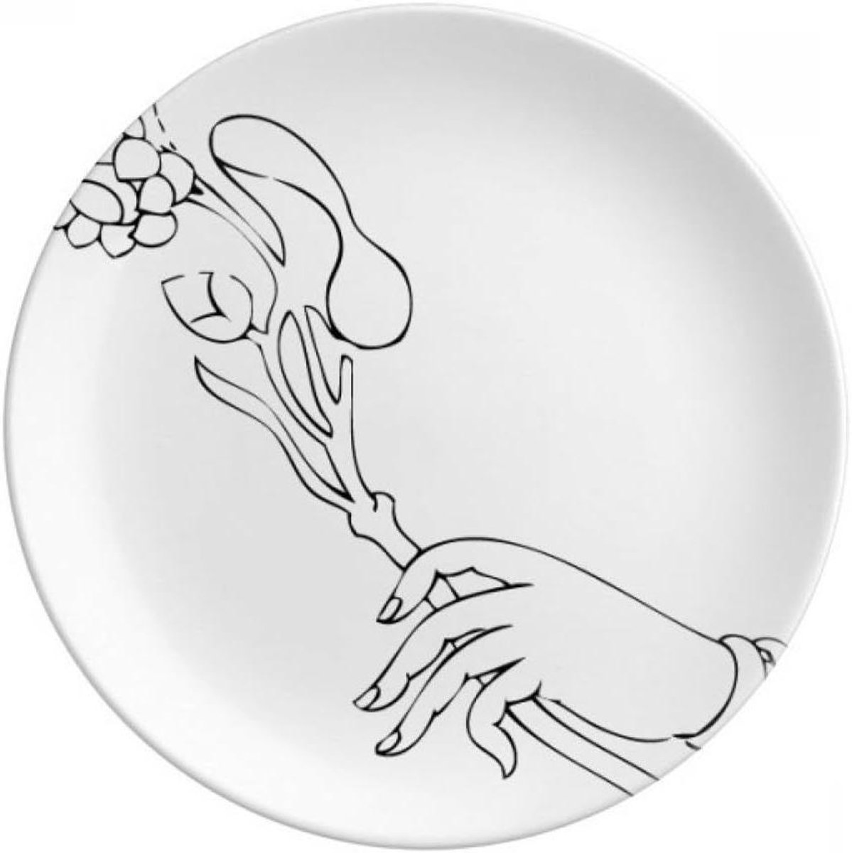 Dessertbord - Dinerbord - Thuis serveren - Vaatwasmachinebestendig - 21 cm - Multicolor
