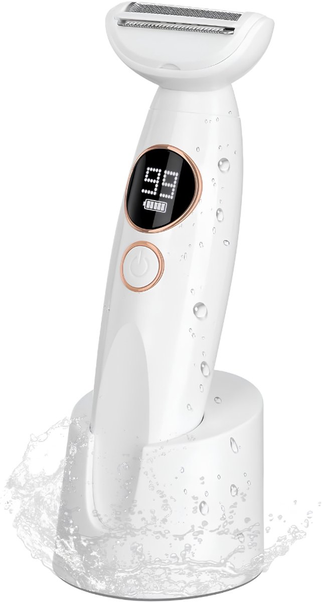 AHD® Ladyshaves Voor Vrouwen - Epileerapparaat Dames - Epilator - Wit - 10cm x 7cm x 20cm
