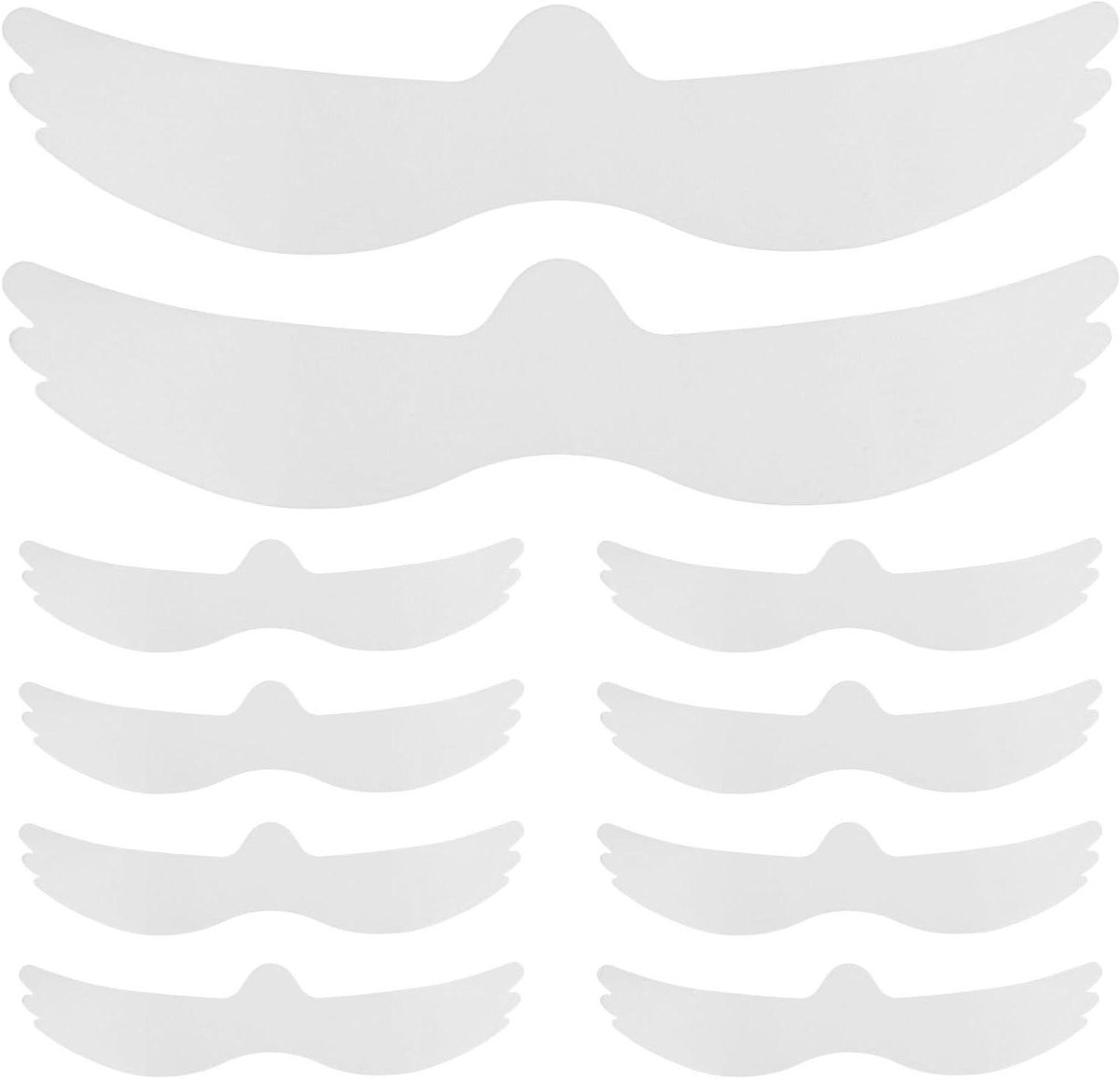 Wegwerp Borst Pads - Zweet Inlegkruisjes - Sporten en Beweging - Zeer Absorberend - 10 Stuks - Wit