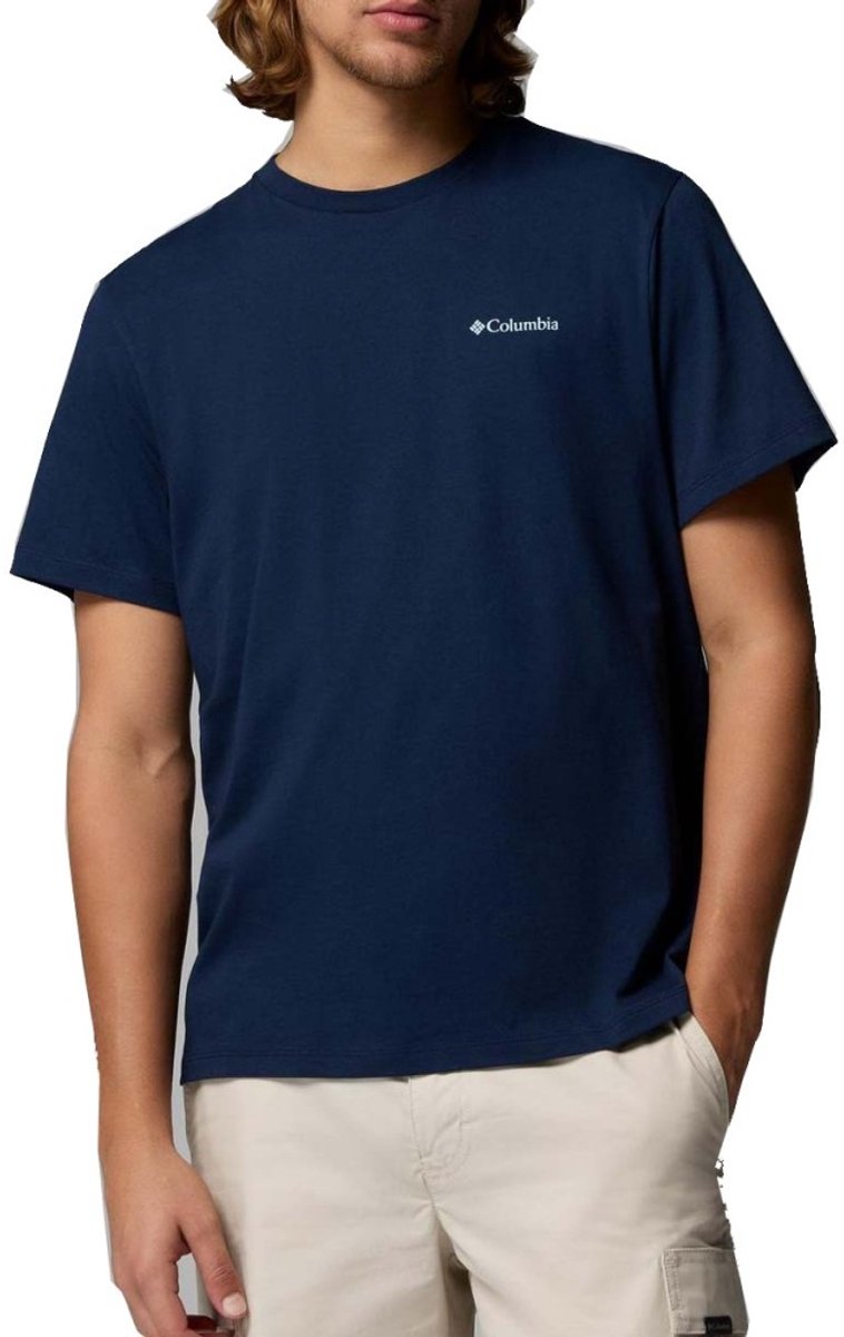 Columbia Csc™ Logo Back T-shirt Met Korte Mouwen Man Marineblauw