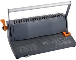 Bindmachine, SG-CB122 Handmatige A4 Paper Punch Paper Puncher Binder Punch Draad Bindingsmachine Papier Cutter Decoratief gat Punch 21 Gaten