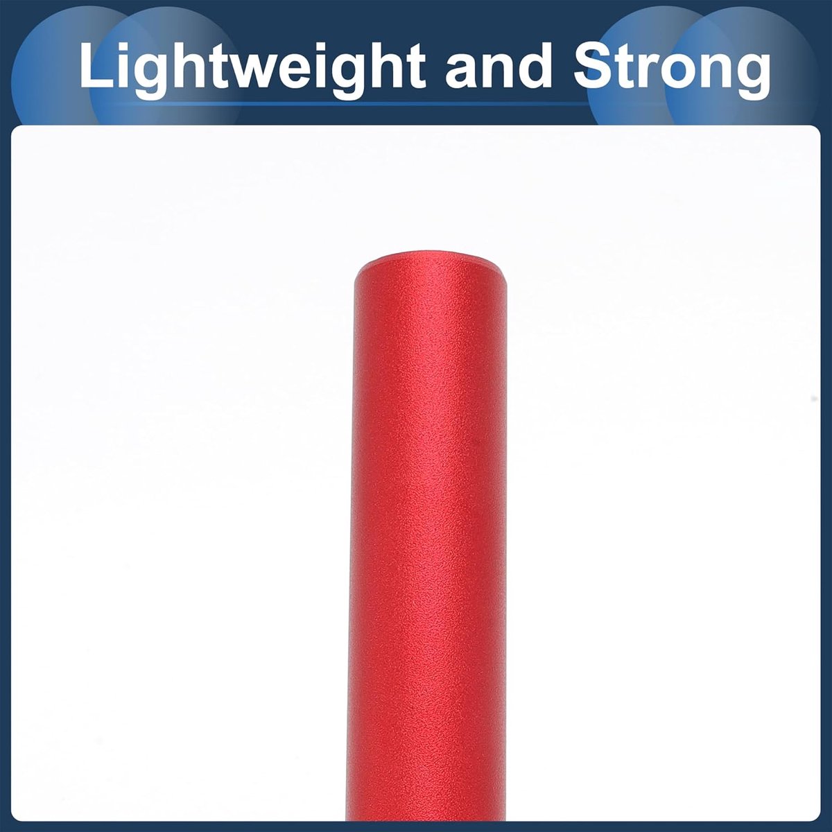 Fiets Zadelpen - Zadelbuis - Comfortabele Rit - Lichtgewicht Aluminium - 27.2x300mm - Rood