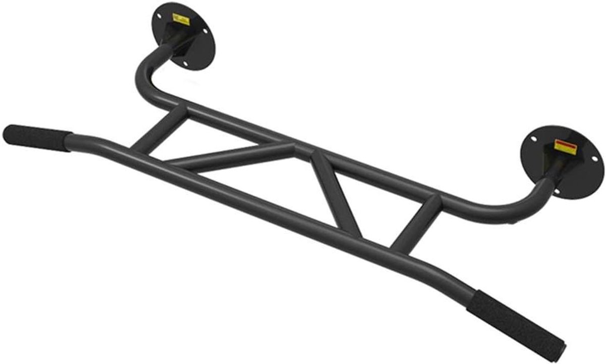 Optrekstang Station - Multifunctioneel Rek - Thuis Krachttraining - Robuuste Wandmontage - 100x35CM - Zwart