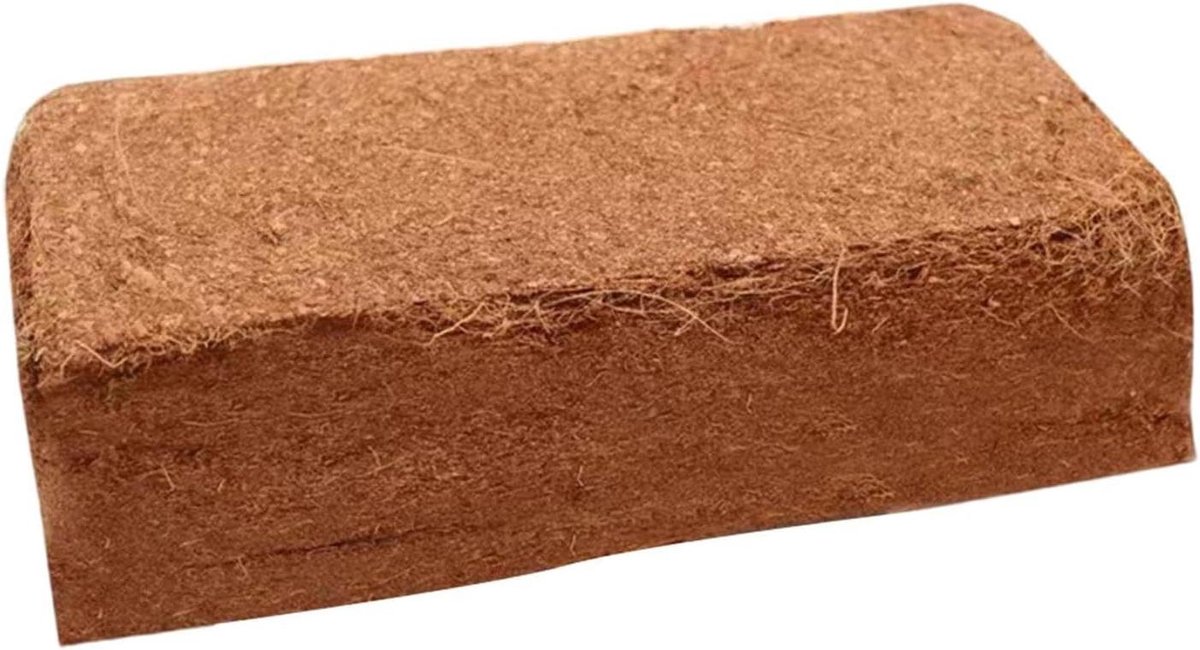 Kokosvezel Blok - Planten Substraat - Planten Verzorgen - Natuurlijk Materiaal - 300 gram - Bruin