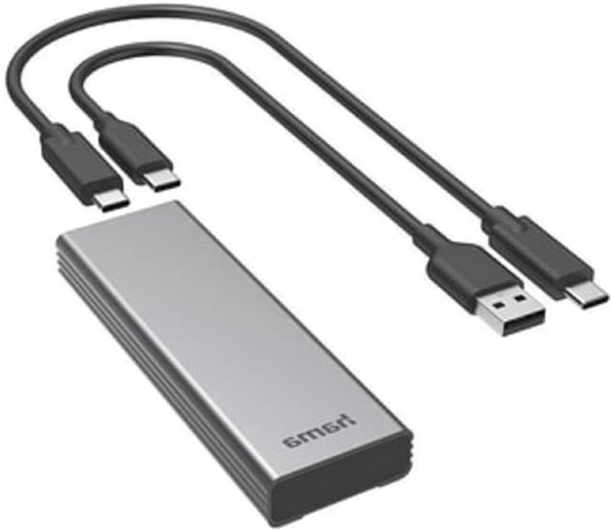 Externe Harde Schijf - SSD Behuizing - Data Opslag - 10 Gbit/s Snelheid - M.2 Formaat - Zilver