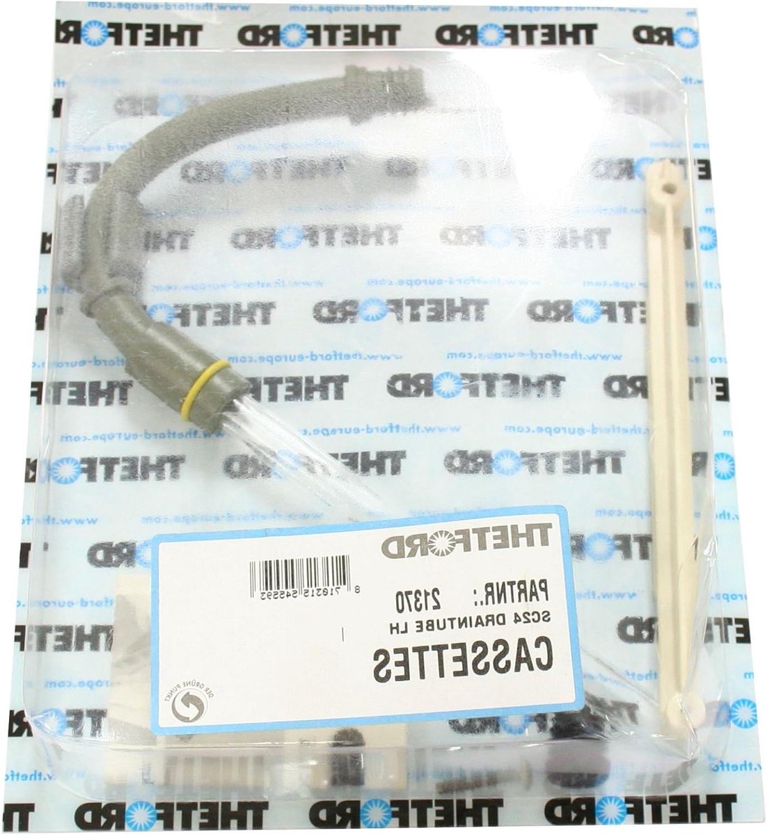 Afvoerbuis Toilet - Onderdeel Cassette - Camper Onderhoud - Specifiek Model - 1 mm Buitendiameter - Wit