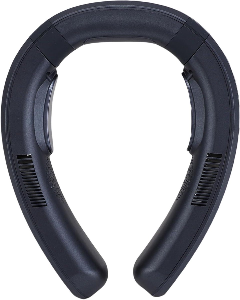 Nekventilator Verwarming Koeling - Draagbare Ventilator - Persoonlijk Comfort - Halfgeleider Technologie - 10000mAh Batterij - Donkerblauw
