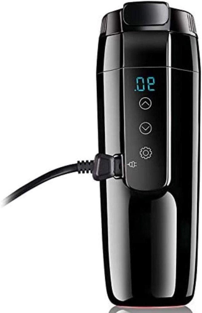 Elektrische Waterkoker Mok - Reisbeker Verwarmd - Dranken Warm Houden - Variabele Temperatuurregeling - 400 ml - Roestvrij Staal