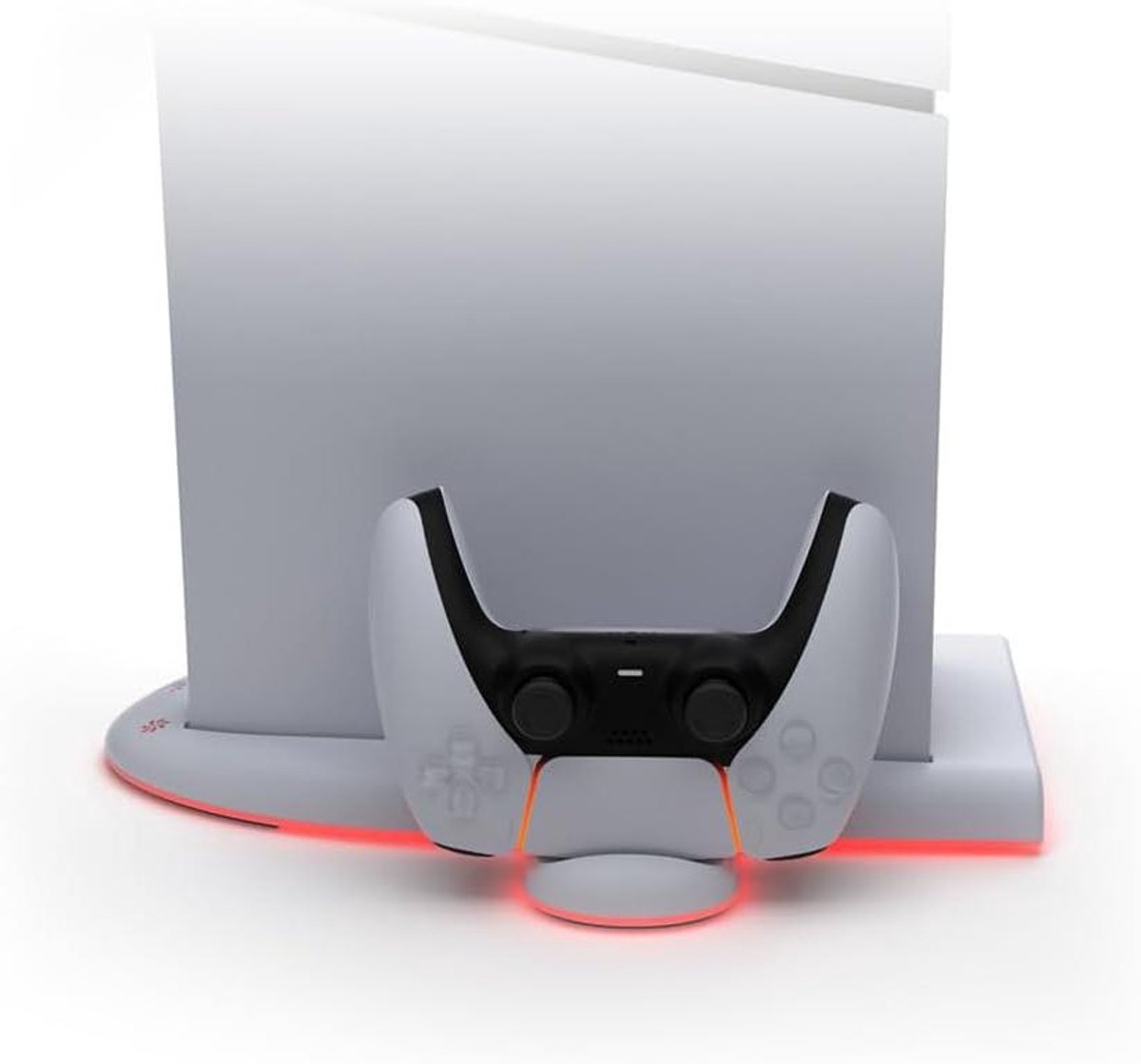 Koelstation - Oplaadstation Controller - Gaming Setup - RGB Verlichting - 24 x 28 cm - Zwart