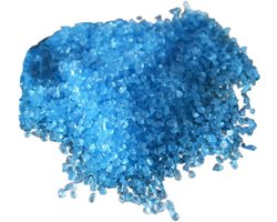 Aquarium Grind - Decoratieve Steen - Aquarium Inrichten - Veilig Duurzaam Glas - 500g Pakket - Lichtblauw