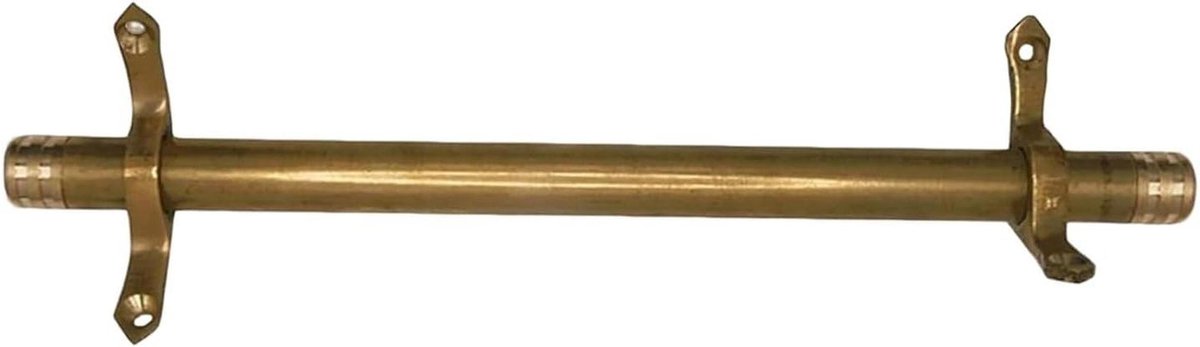 Tapijtstangen - Traploper Bevestiging - Tapijt Vastzetten - Robuuste buisvormige stangen - 56 cm - Messing