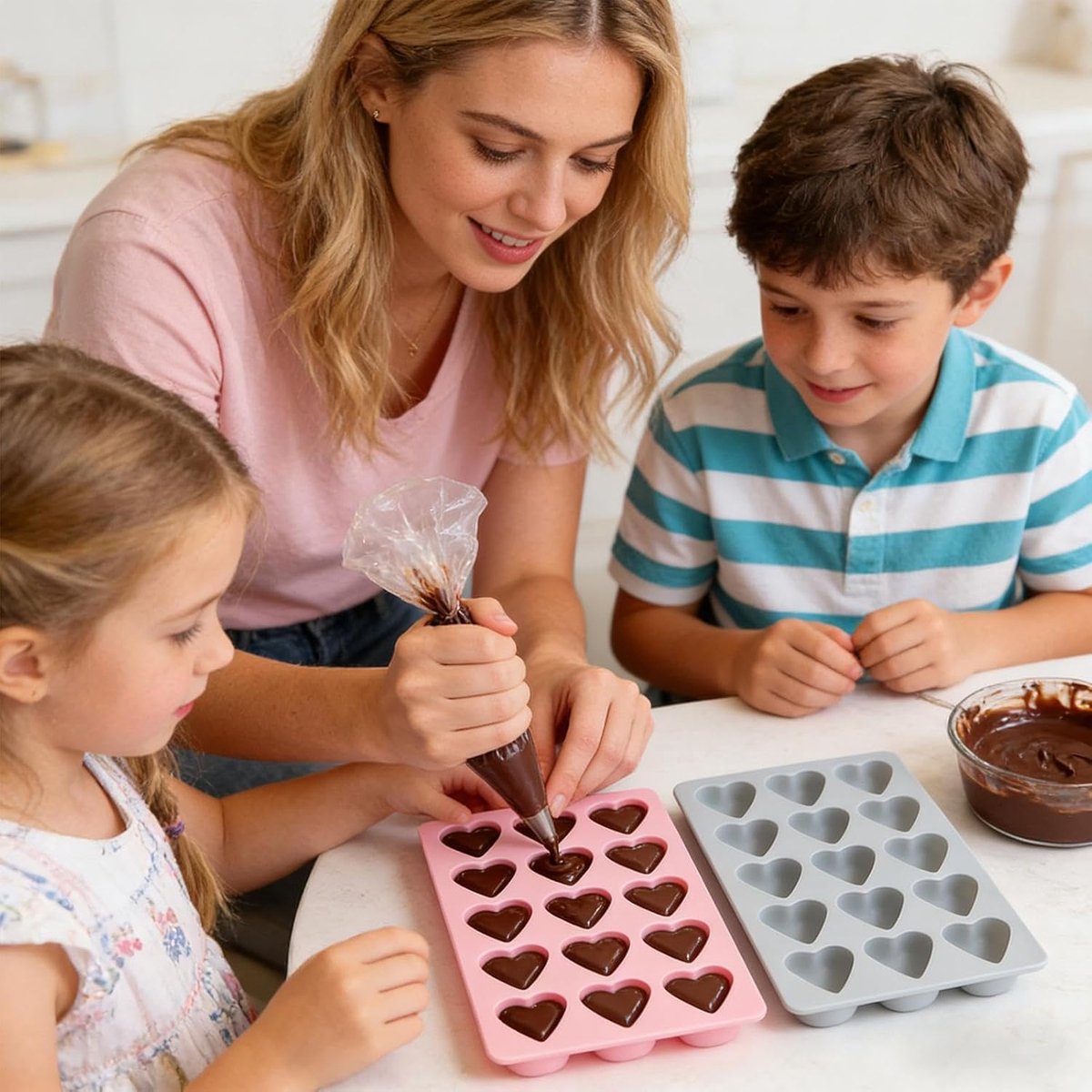 IJsbakje - Keuken Gadget - Dranken Koelen - Moeiteloze Ijsvrijgave - 15 Compartimenten - Liefde