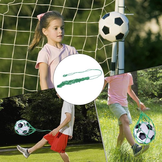 Voetbal Trainer - Oefenmateriaal Voetbal - Balvaardigheid Verbeteren - Verstelbare Riem - Maten 3 4 5 - Groen — afbeelding 3