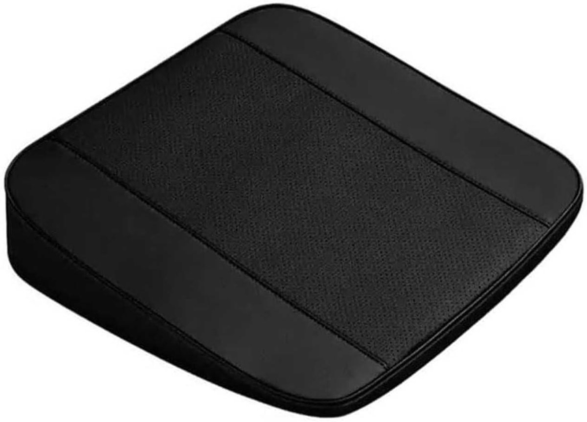 Autostoelkussen - Stoelverhoger - Comfortabel Rijden - Ergonomisch Ontwerp - 8 cm dik - Zwart