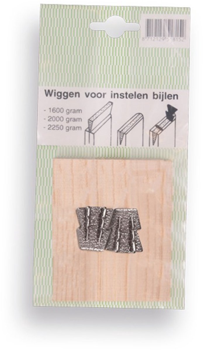 Houten Spie Groot Plus 2 Wig van Relaxdays — afbeelding 2