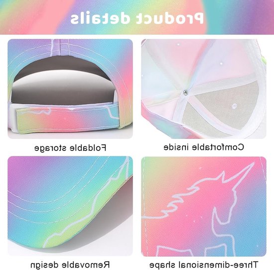 Verstelbare honkbalpet voor meisjes met gepolariseerde zonnebril, UV-bescherming en zomeraccessoires, perfect cadeau voor elke gelegenheid — afbeelding 2
