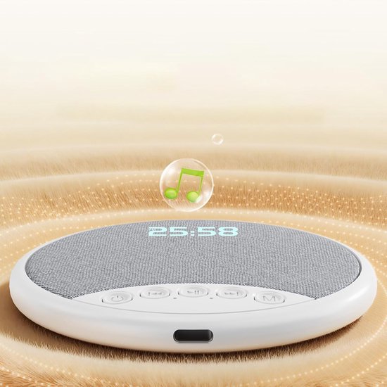 Slaapkussen Speaker - Onderkussen Luidspreker - Rustig Slapen - Geluidsarme Technologie - 9.7 cm - Grijs — afbeelding 3